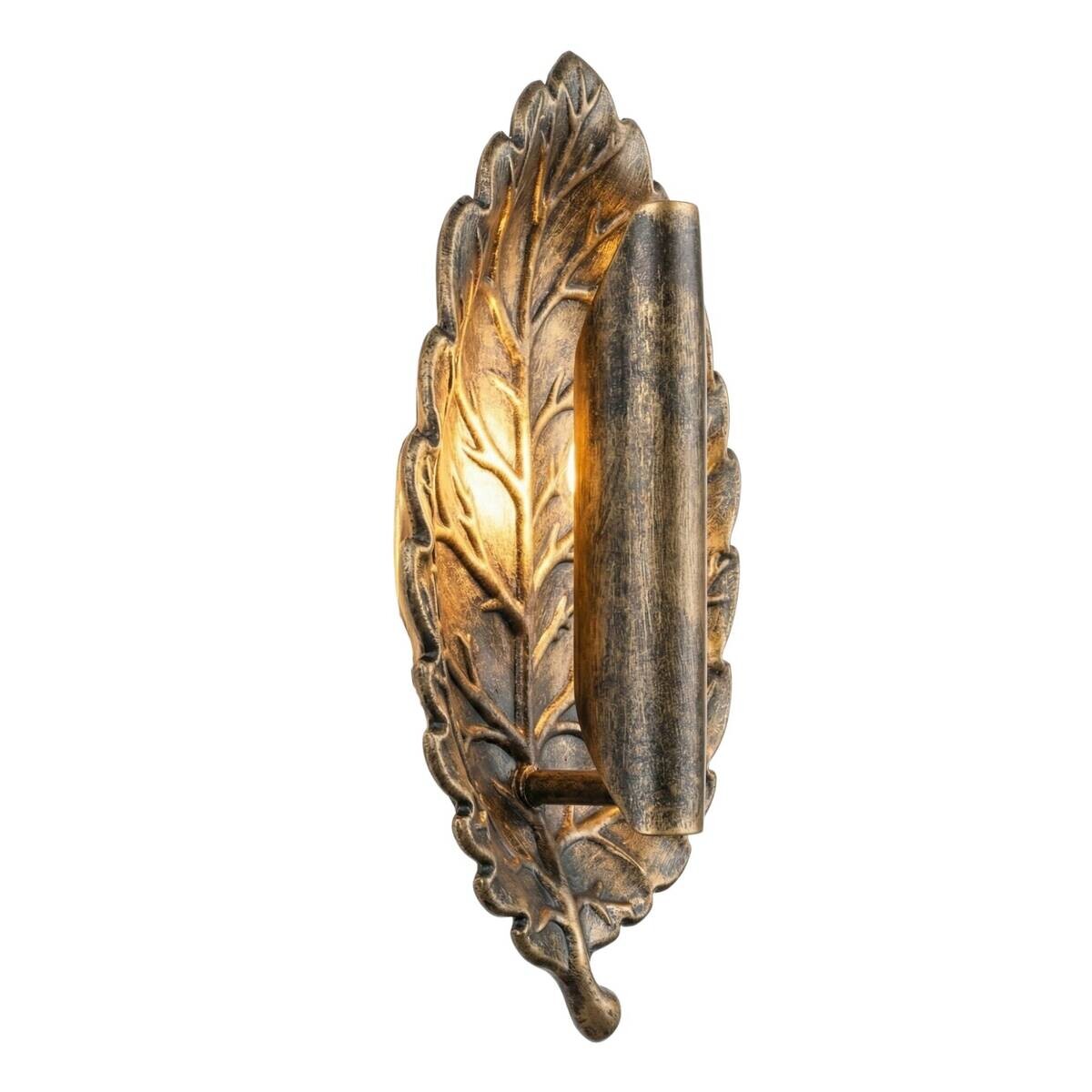 Opviq Wandleuchte bronze B/H/T: ca. 25x15x12 cm G9 1 Brennstellen