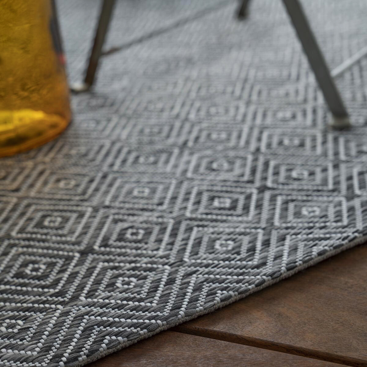 Obsession Teppich My Outdoor grau B/L: ca. 200x290 cm