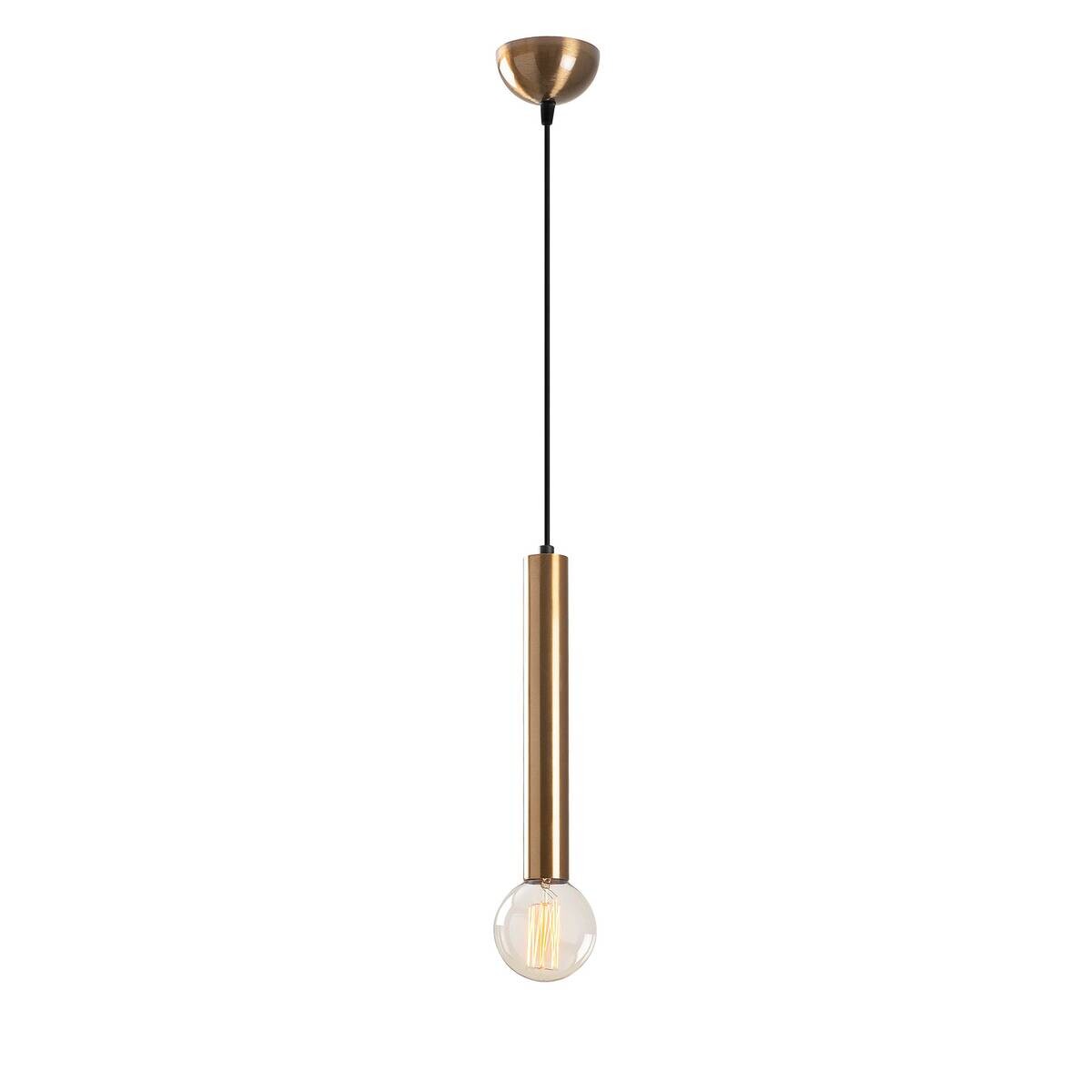 Opviq Pendelleuchte bronze B/H/T: ca. 4x126x4 cm E27 1 Brennstellen