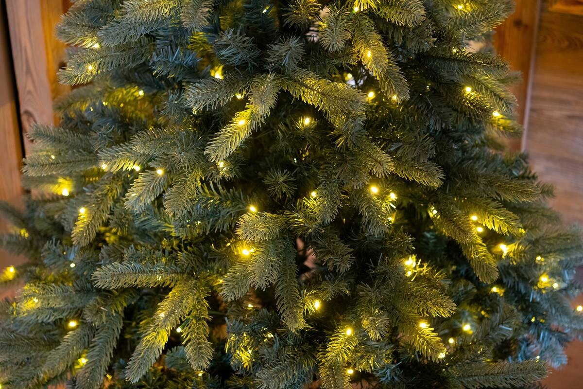 Evergreen Weihnachtsbaum Vermont Fichte grün PVC H/D: ca. 180x129 cm