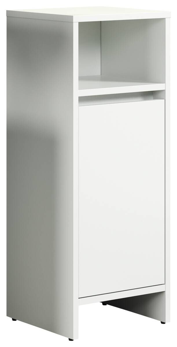 Stauraumelement Basix weiß matt grau B/H/T: ca. 32x81x28 cm