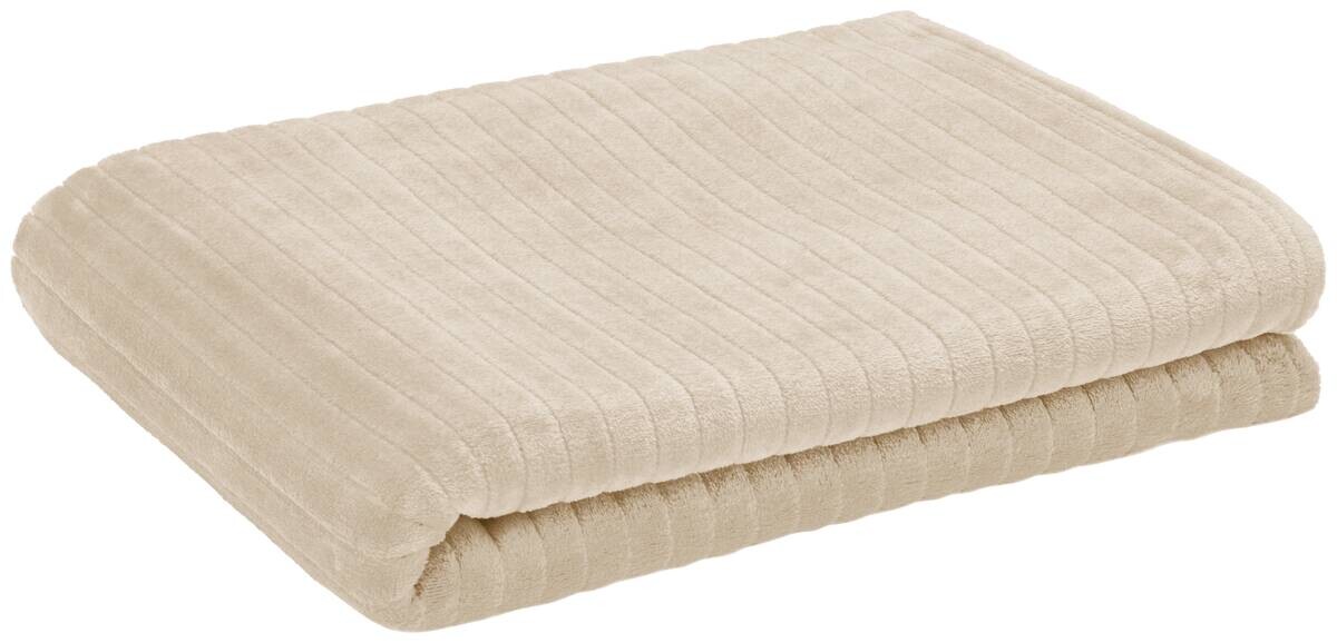 Flanelldecke offwhite Polyester B/L: ca. 140x190 cm