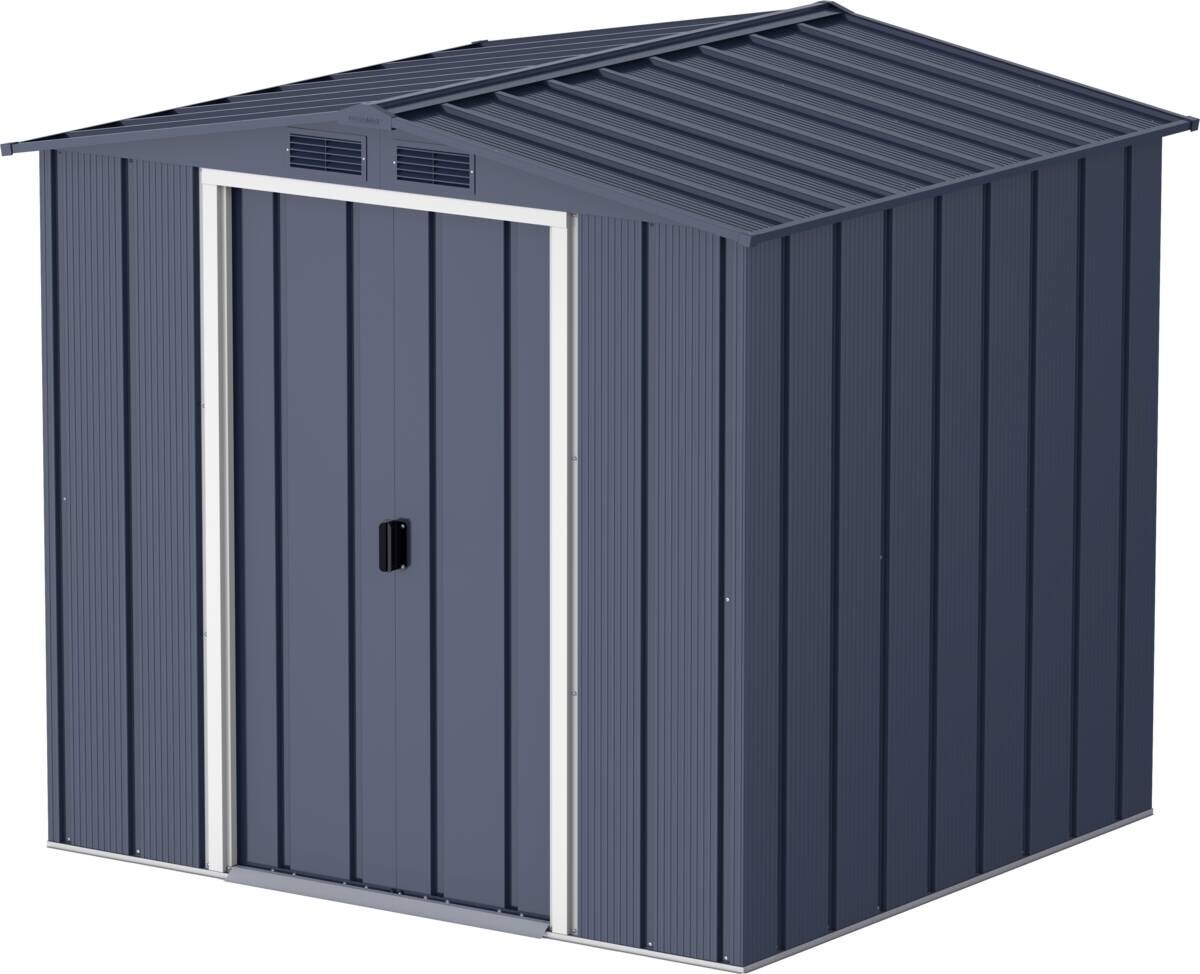 VCM Gerätehaus anthrazit B/H/L: ca. 202x181x174 cm