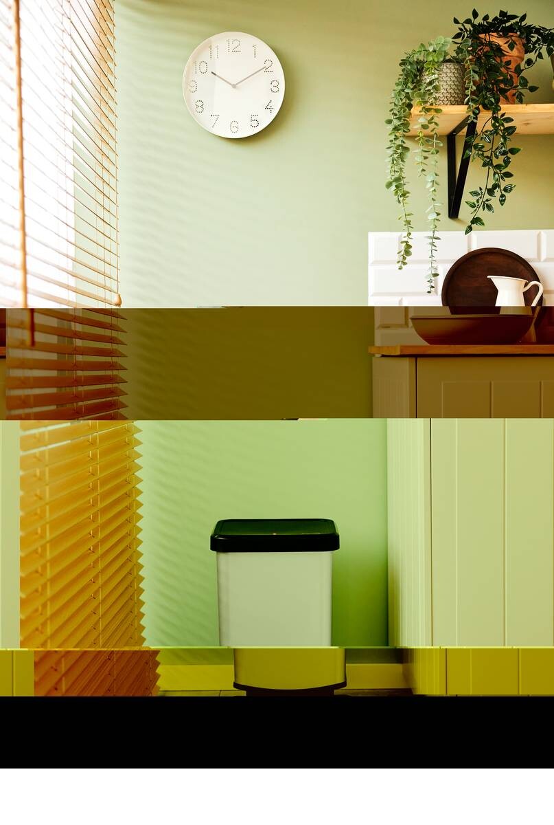 Rotho Treteimer silber B/H/L: ca. 26,6x45,7x29,3 cm