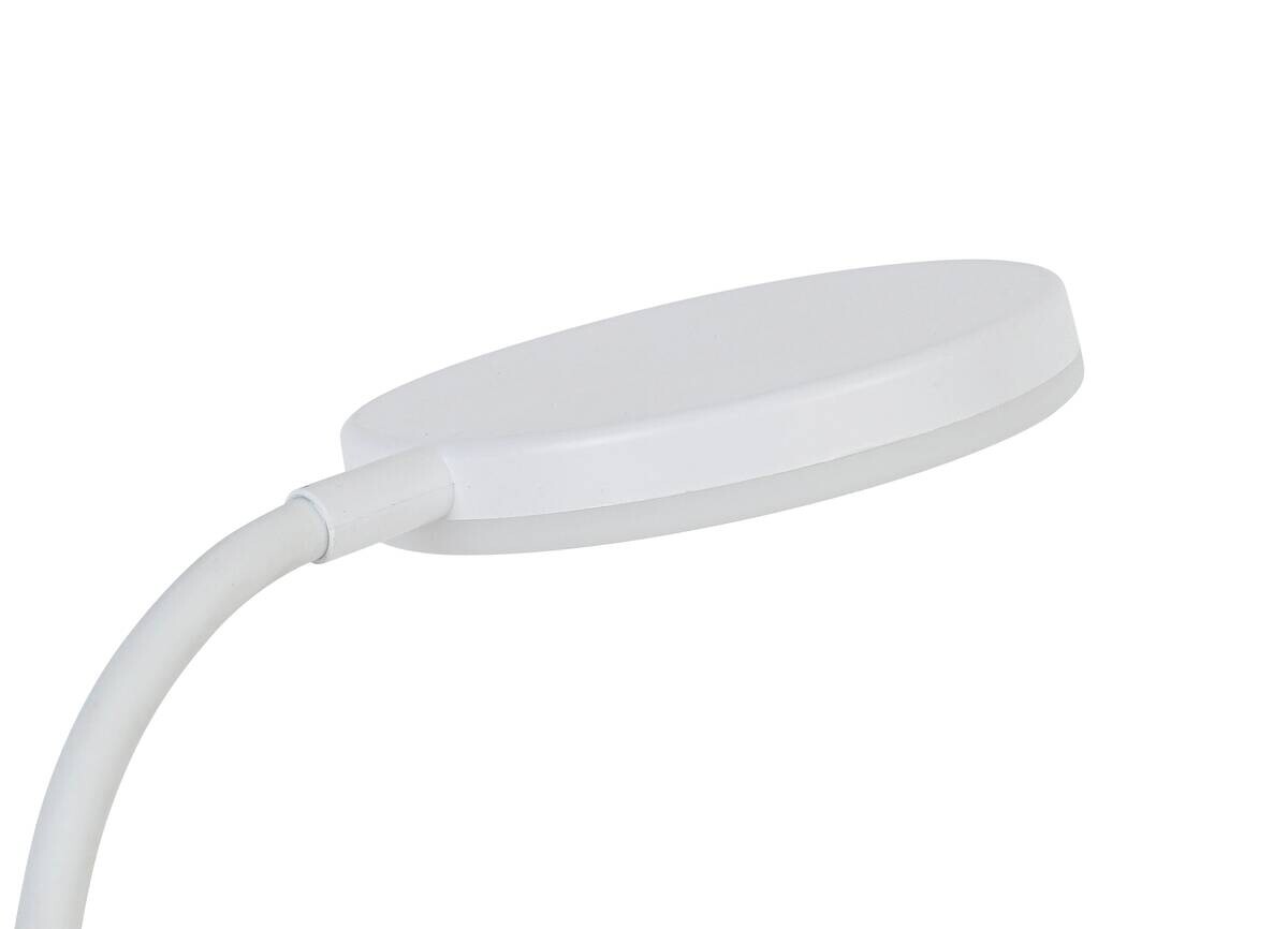 Nolo Tischleuchte Noah weiß Kunststoff B/H/L: ca. 6,5x52x14 cm