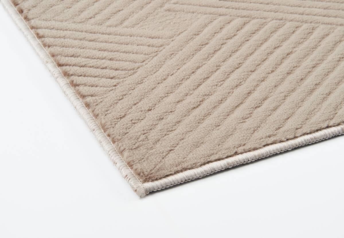 Teppich Monaco Mocca B/L: ca. 80x150 cm