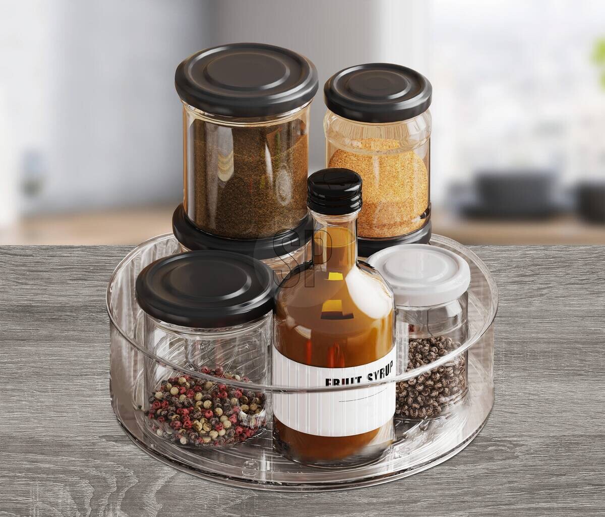 Kühlschrank Organizer transparent B/H/L: ca. 23x23x8,5 cm