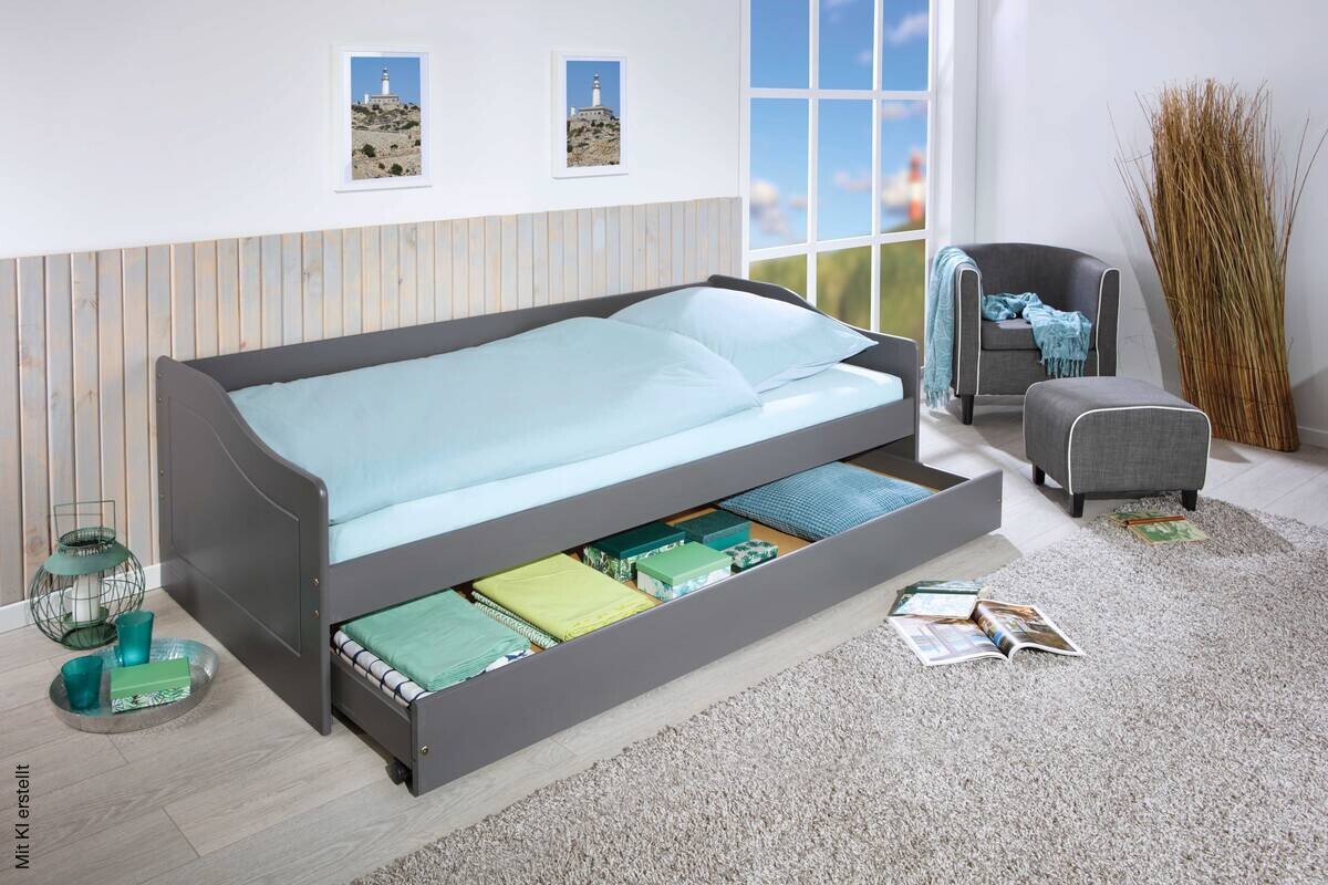 Funktionsbett Leonie Modell'23 grau