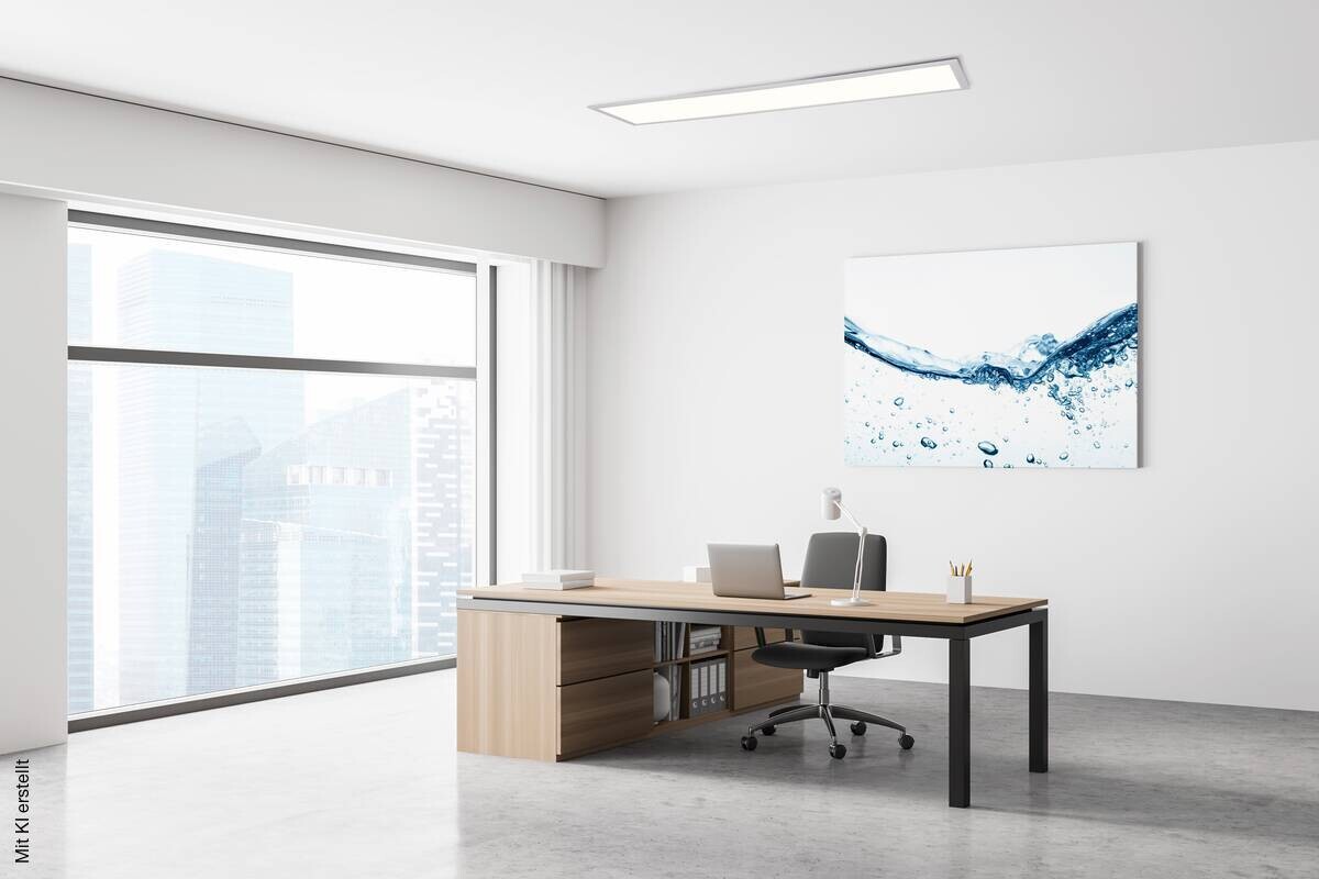 Näve Leuchten LED-Panel 1393203 neutralweiß Metall Kunststoff B/H/T: ca. 29,5x6x119,5 cm 1 Brennstellen
