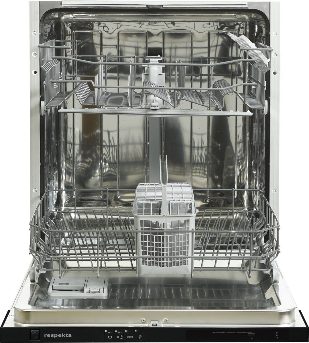 Respekta Einbaugeschirrspüler GSP60VV schwarz B/H/T: ca. 59,8x82x55 cm