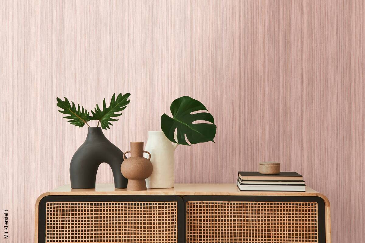 A.S.Creation Vliestapete rosa beige B/H/D: ca. 53x1005x8 cm