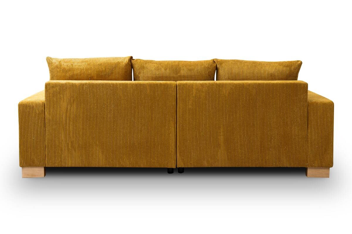 Big Sofa senf Microfaser B/H/T: ca. 248x80x114 cm
