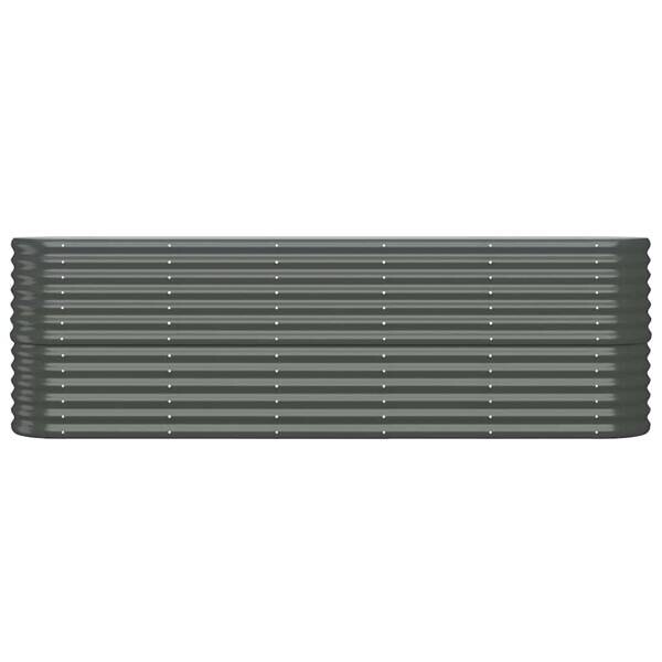 Hochbeet anthrazit Stahl B/H/L: ca. 40x68x224 cm