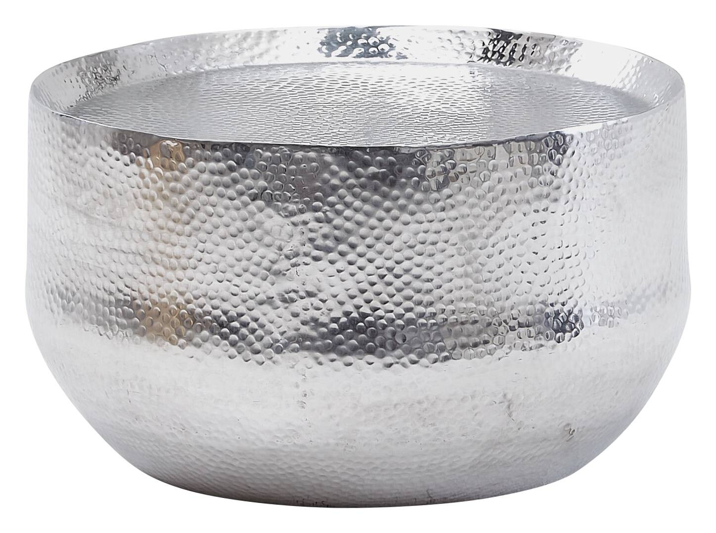 Wohnling Couchtisch silber B/H/T: ca. 60x35x60 cm