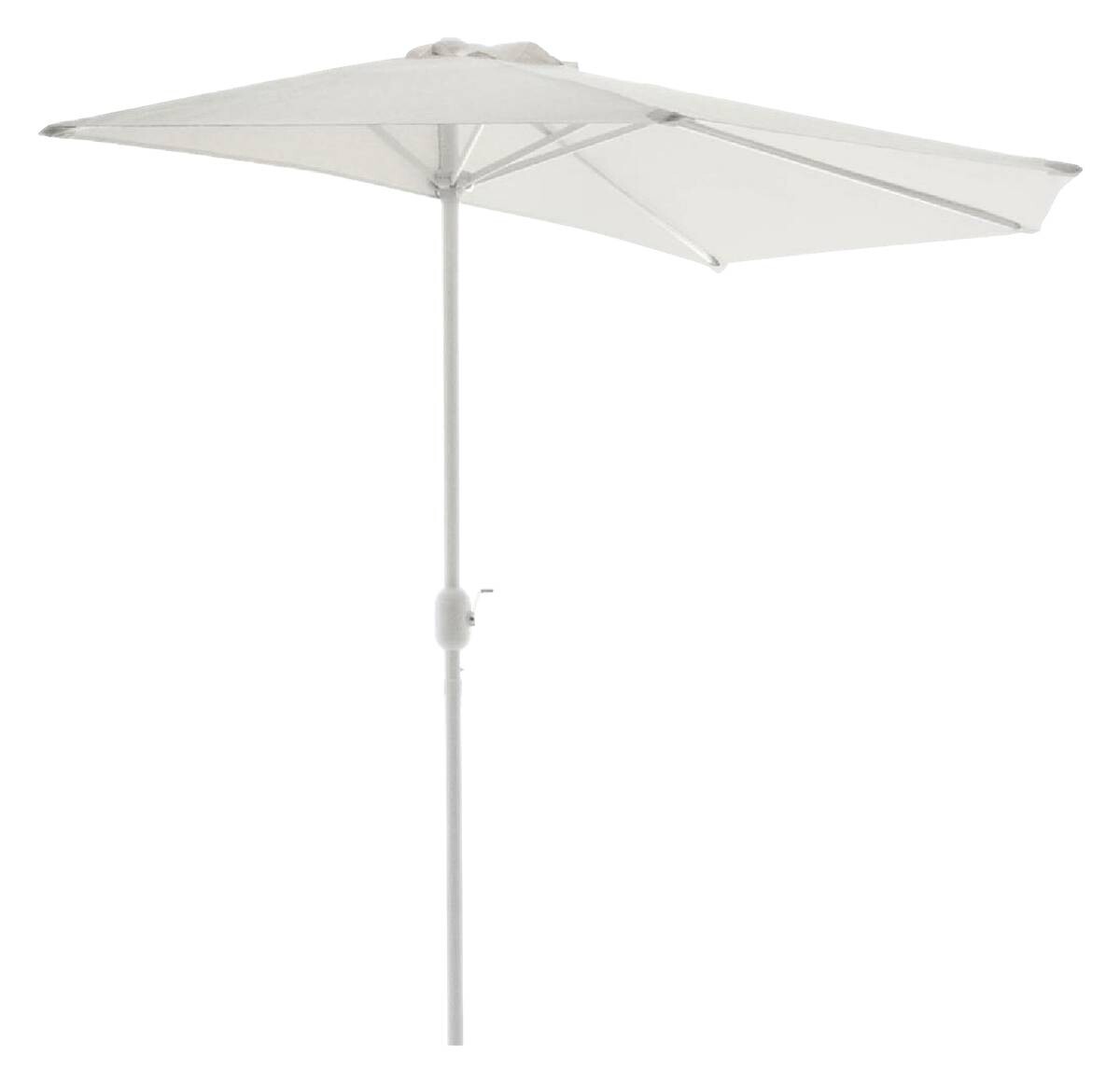 VCM Balkon-Sonnenschirm weiß Polyester-Mischgewebe B/H/T: ca. 270x235x140 cm