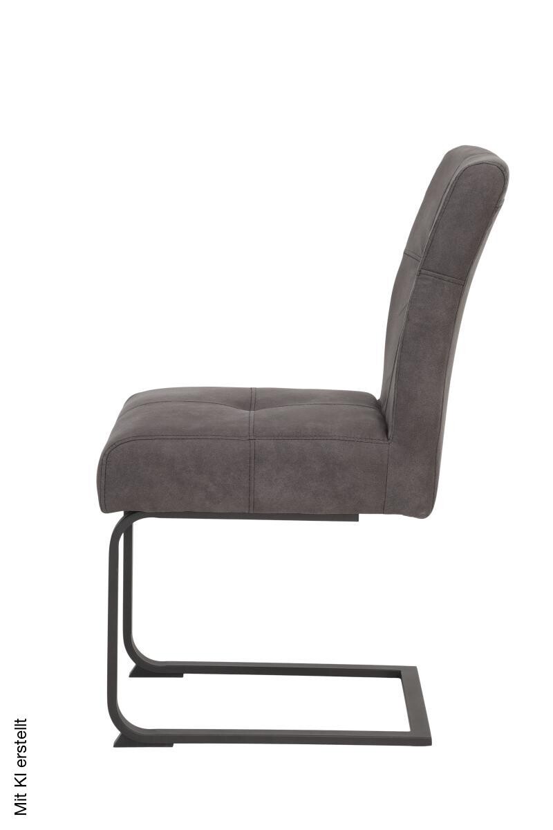 Schwingstuhl Luise anthrazit Vintage B/H/T: ca. 43x91x65 cm