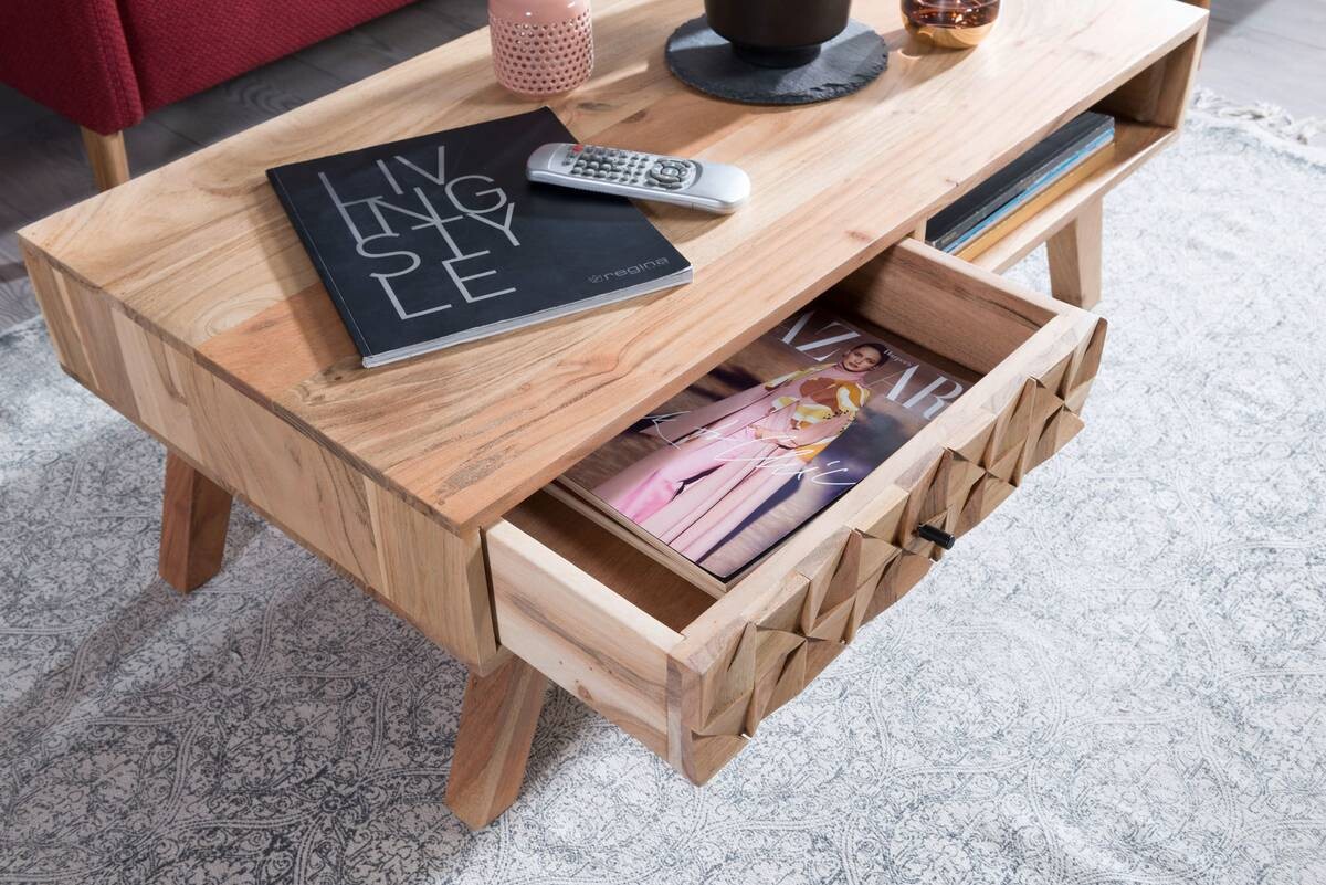 Couchtisch braun B/H/T: ca. 95x35x50 cm