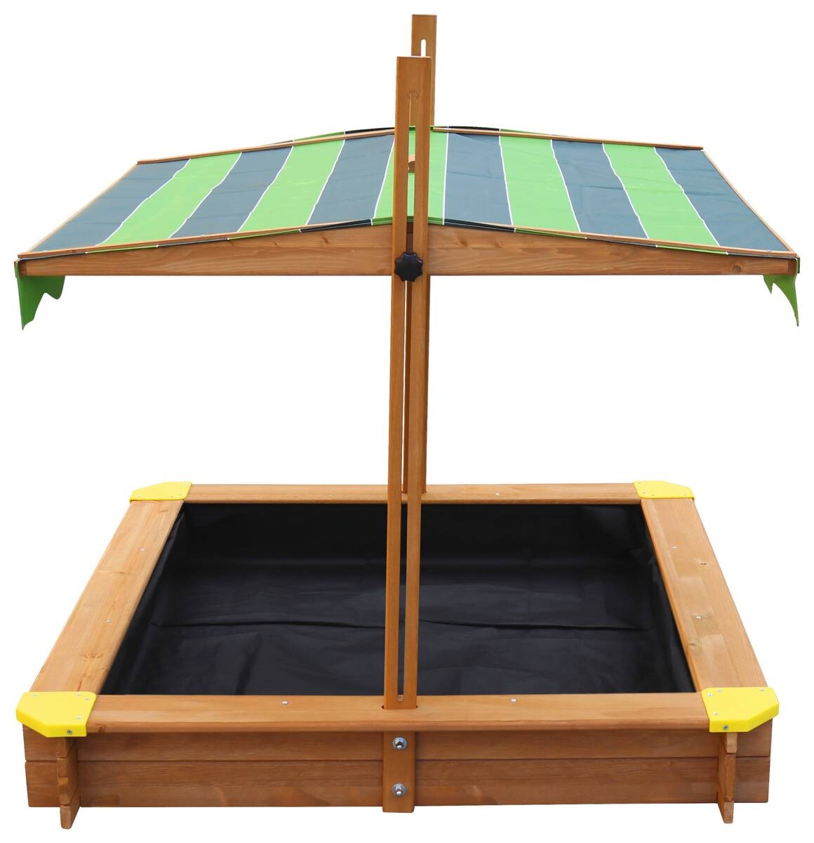 AXI Sandkasten Lily braun Holz B/H/L: ca. 118x118x118 cm