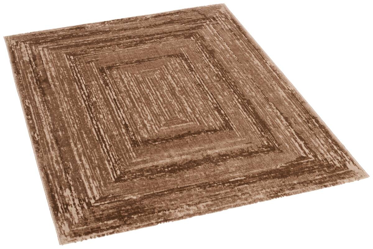 Webteppich Costa mokka B/L: ca. 120x170 cm