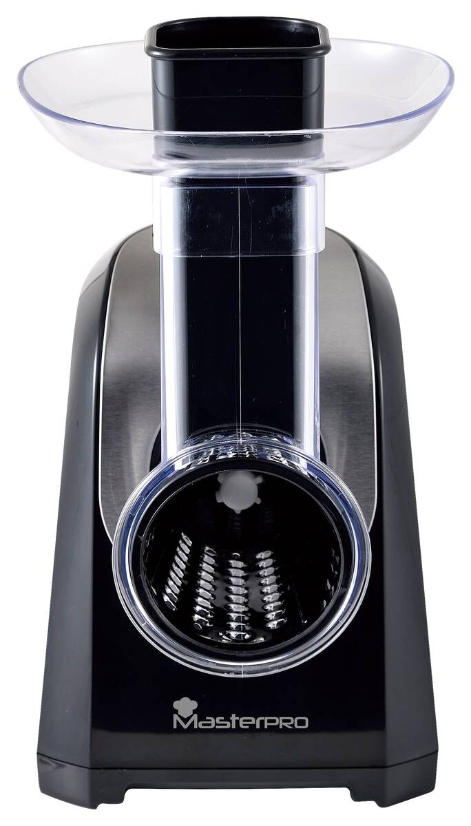 MASTERPRO Reibe elektrisch silber schwarz Edelstahl Kunststoff B/H/T: ca. 245x30,5x20,3 cm ca. 150 W