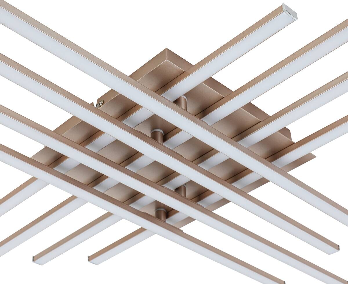 Nolo LED-Deckenleuchte Orbit B/H/L: ca. 75x7,5x75 cm