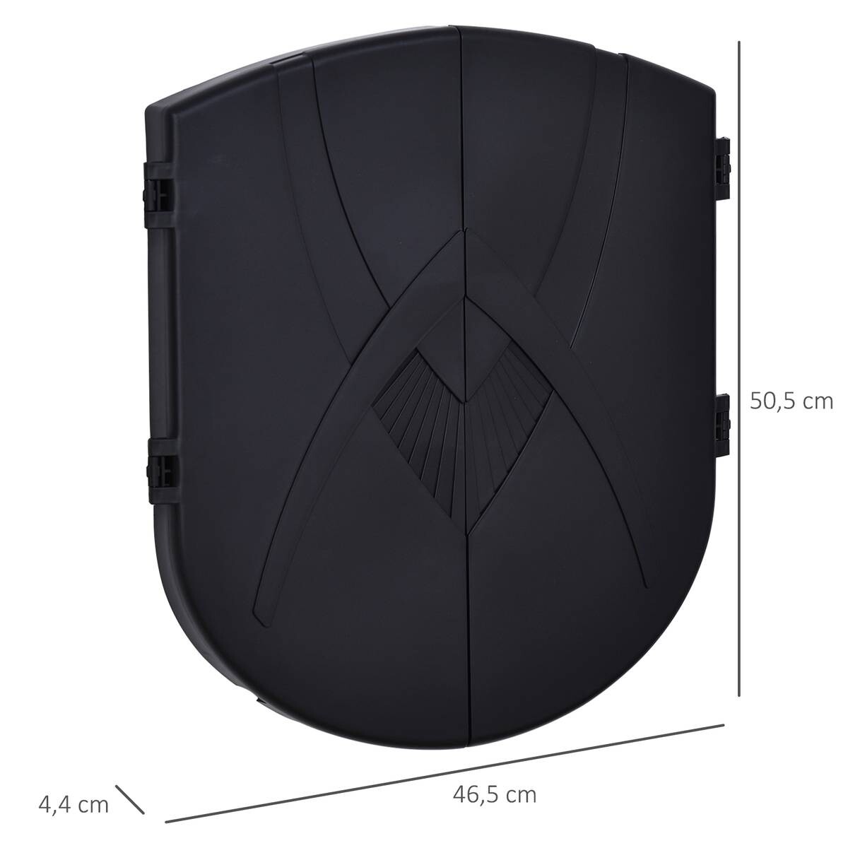 HOMCOM elektrische Dartscheibe B/H/T: ca. 46,5x50,5x4,4 cm