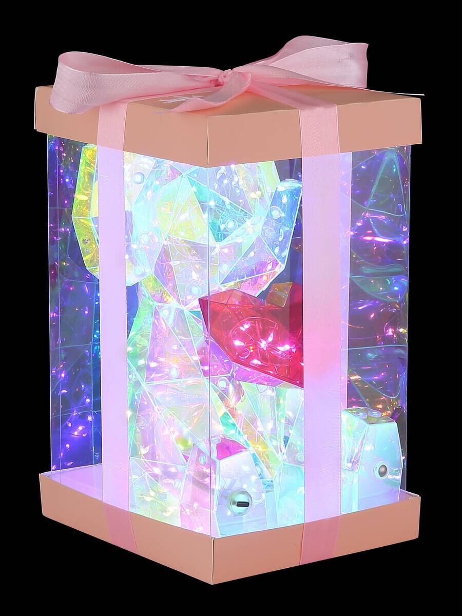 GLOBO LED-Dekoleuchte BRONDAR klar Kunststoff B/H/T: ca. 15x23x13 cm 1 Brennstellen
