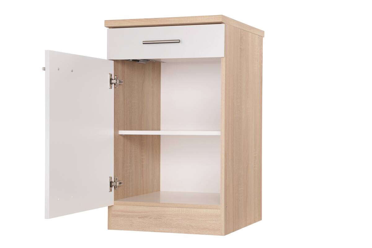 Unterschrank Merle weiß B/H/T: ca. 50x85x60 cm