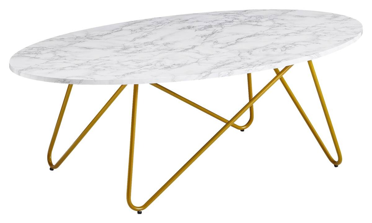 Wohnling Couchtisch weiß B/H/T: ca. 120x40x60 cm