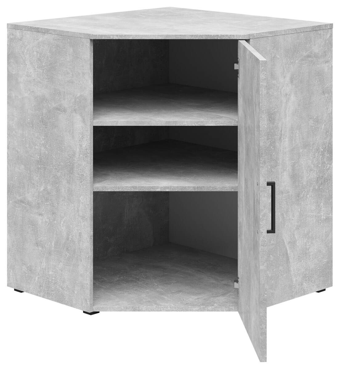 Schrank Multi-Stauraum Typ 41 Beton Optik B/H/T: ca. 101x83x79 cm
