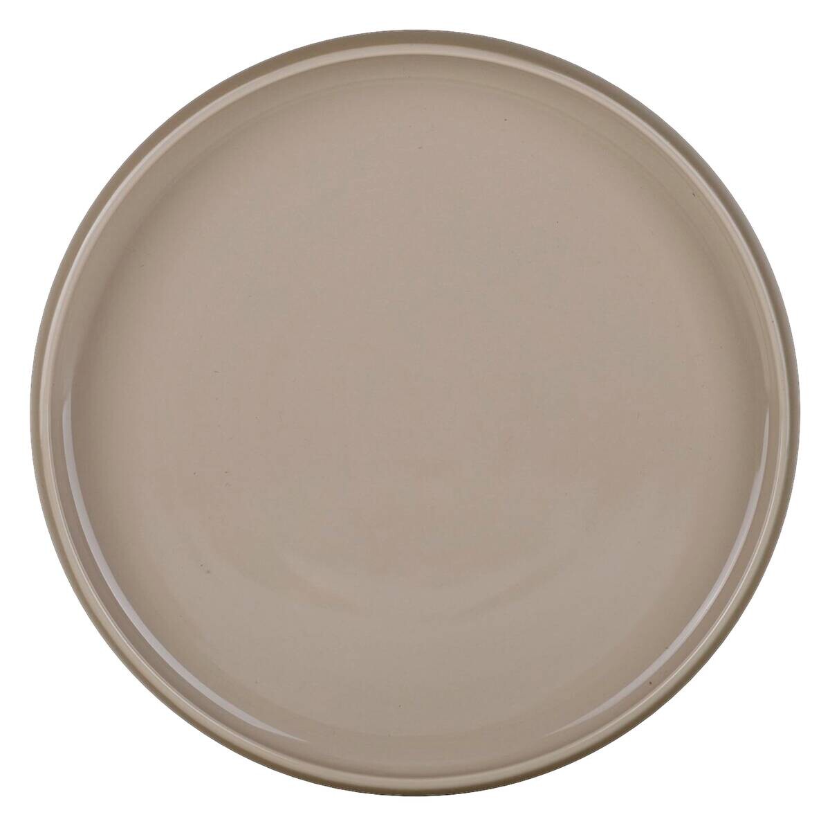 Essteller beige Steinzeug D: ca. 26,3 cm