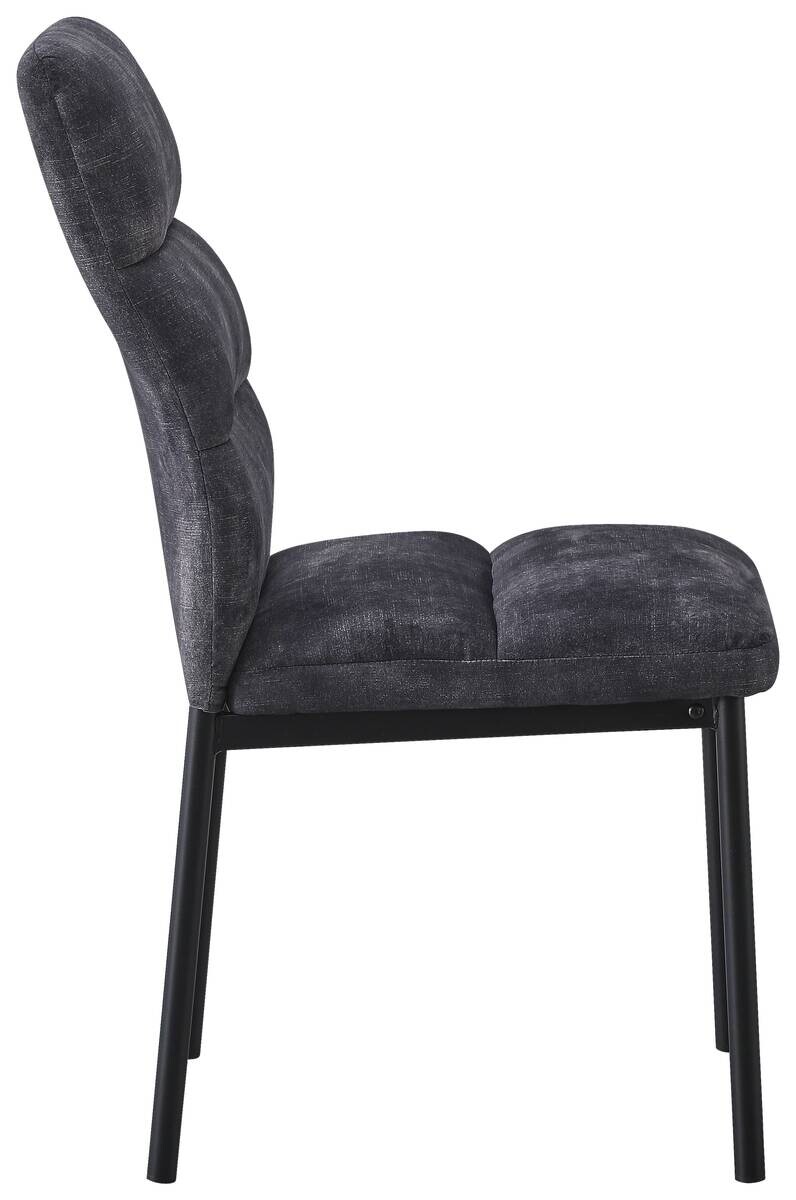 Stuhl Daniel anthrazit Microfaser B/H/T: ca. 45x94x60 cm