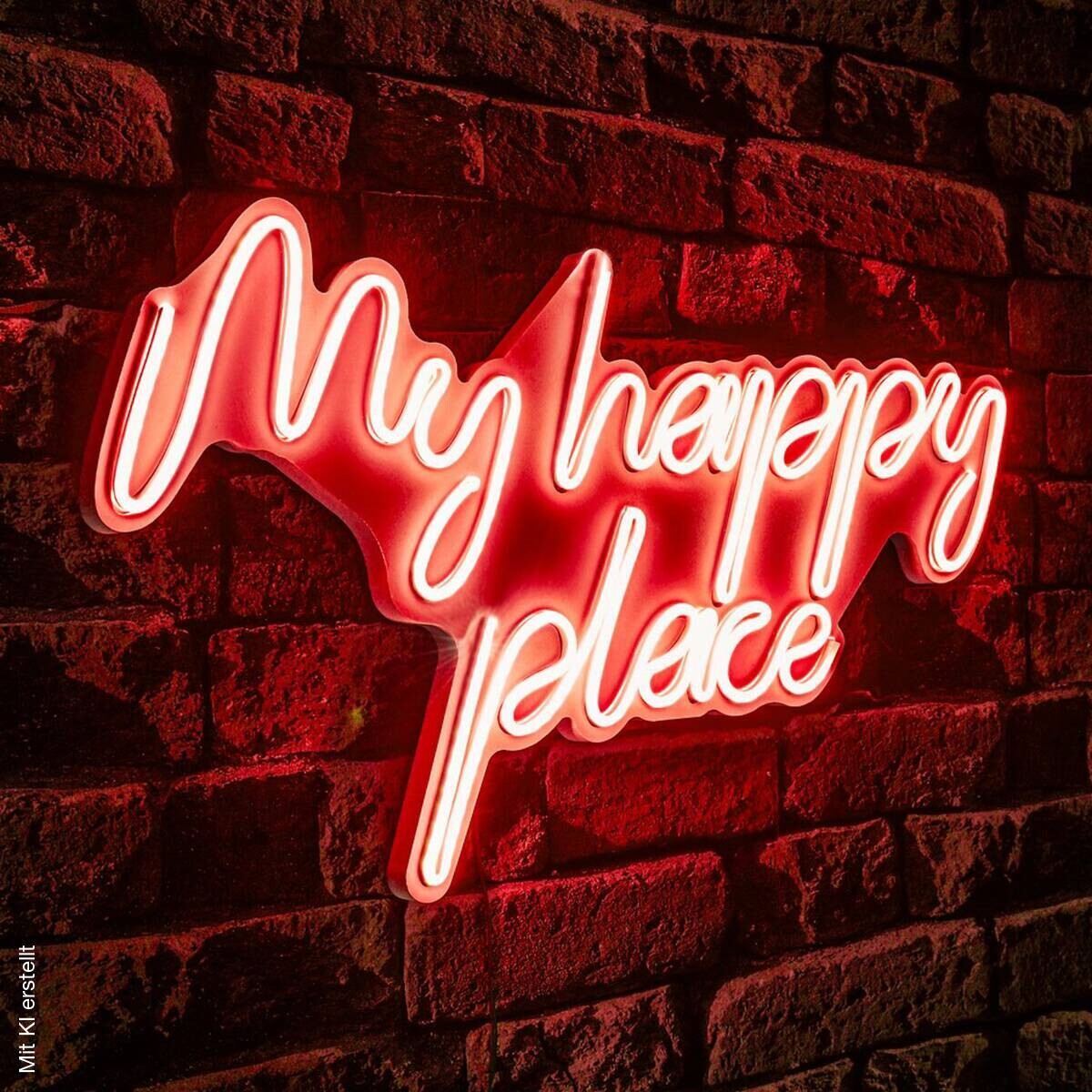 Opviq LED-Wandleuchte rot PVC B/H/T/L: ca. 55x31x2x55 cm