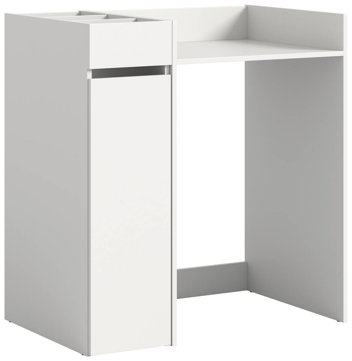 Waschmaschinenumbauschrank Free weiß B/H/T: ca. 66x101x60 cm