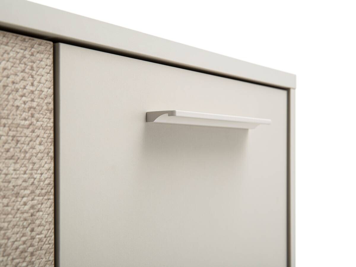 Highboard Edno creme Eiche Nachbildung B/H/T: ca. 59,8x124x19,5 cm