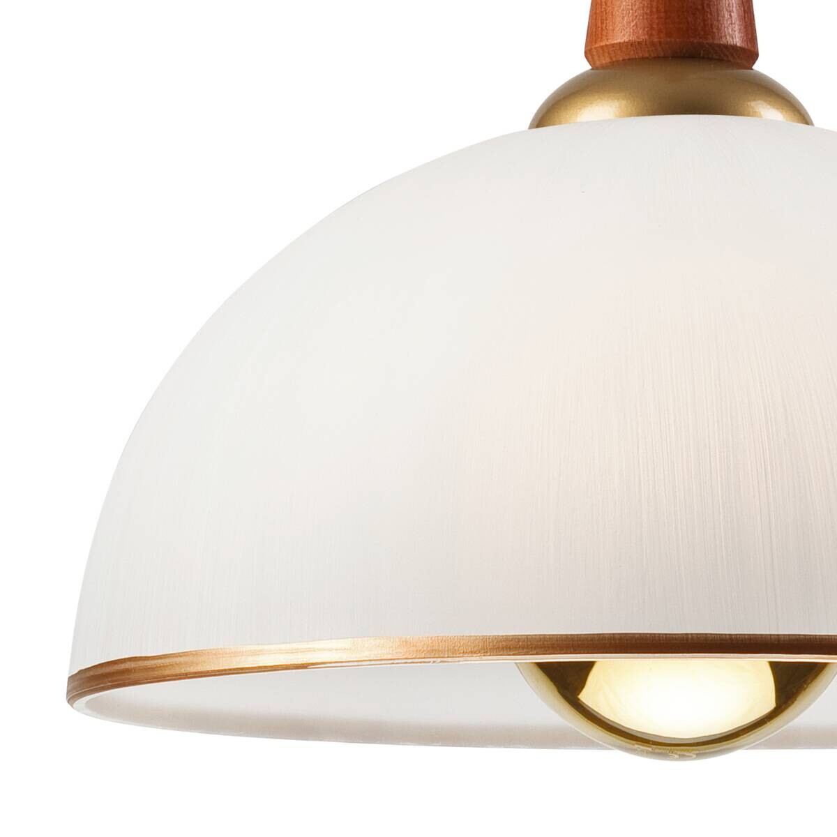 Lamkur Deckenleuchte gold Glas B/H/L: ca. 64x30x64 cm E27 1 Brennstellen