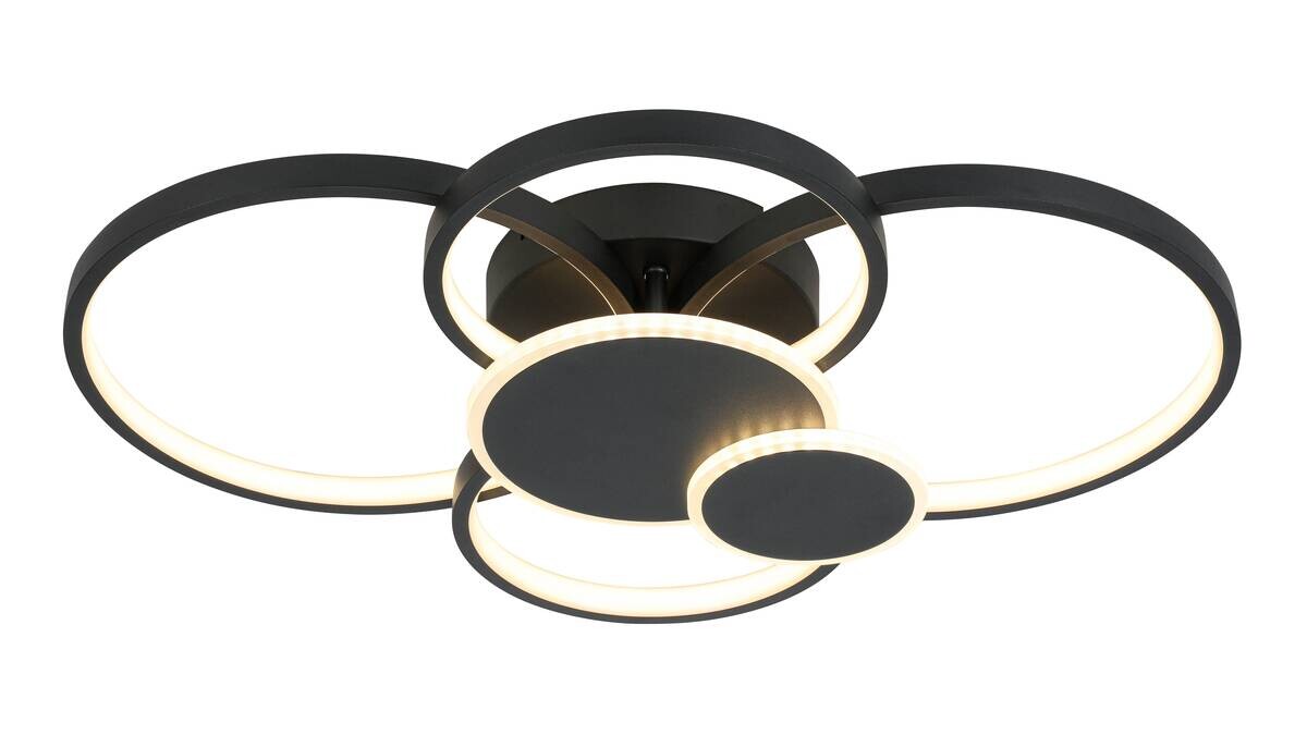 Nolo LED-Deckenleuchte Ring B/H/L: ca. 65x10x46 cm