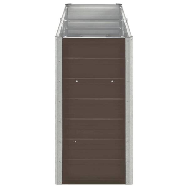 Hochbeet braun Stahl B/H/L: ca. 40x77x240 cm