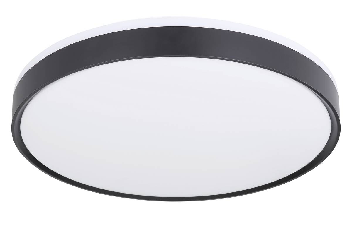 GLOBO Deckenleuchte SONNY 41587-24 schwarz weiß Metall Kunststoff H/D: ca. 9x49 cm