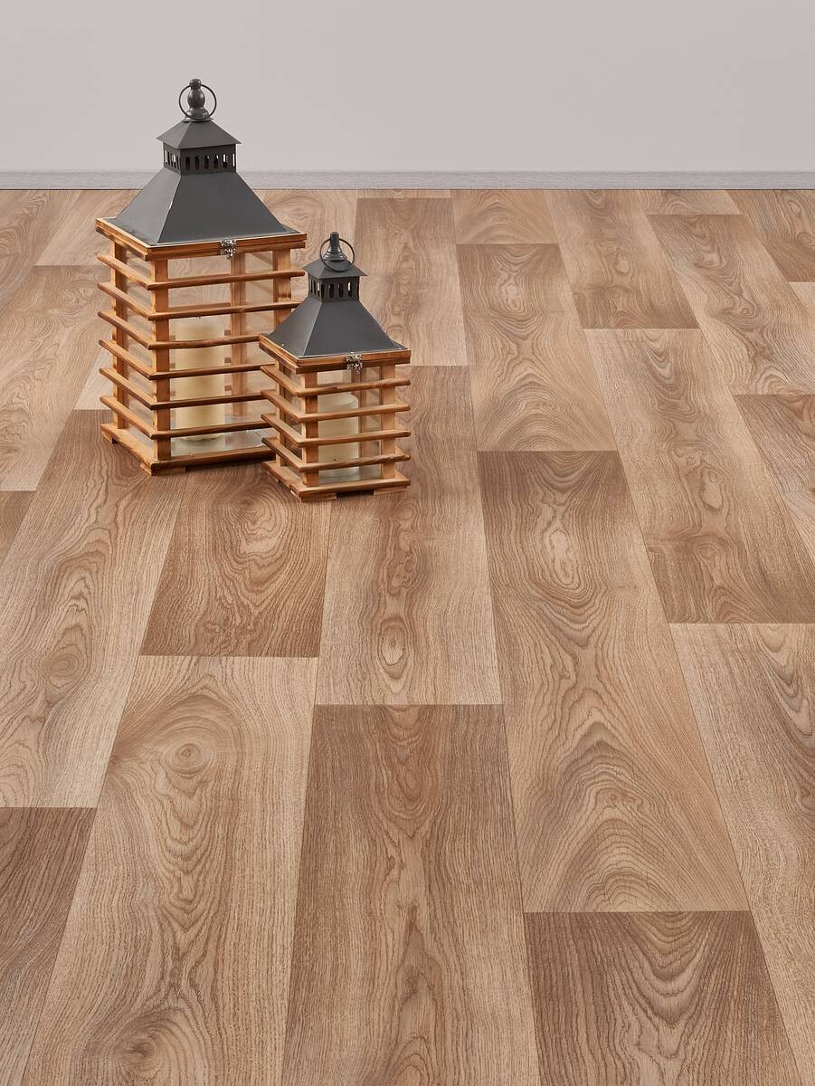 Vinylboden Solido braun Eiche B: ca. 400 cm pro m²