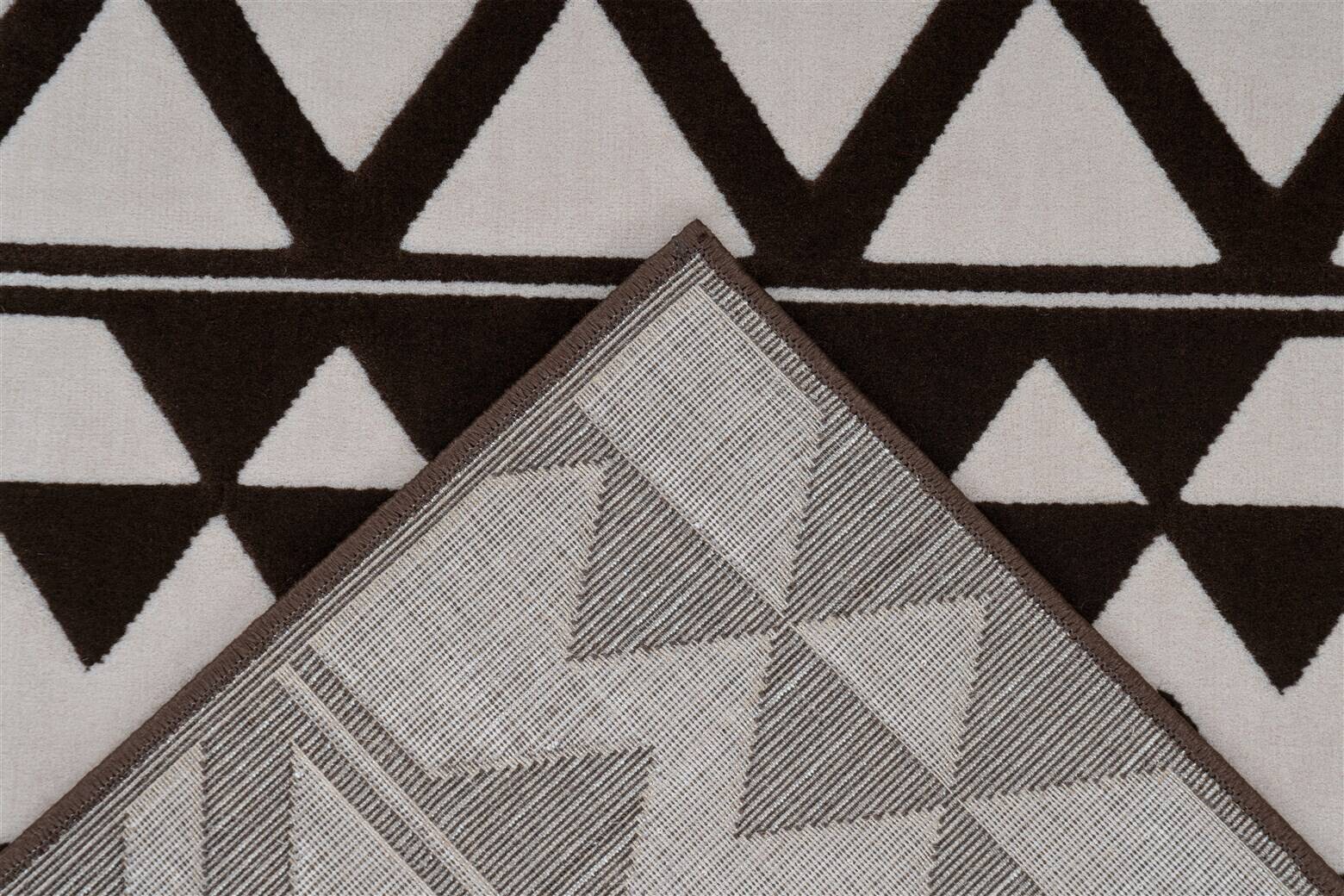 Kayoom Kurzflorteppich Esperanto 725 braun B/L: ca. 120x170 cm