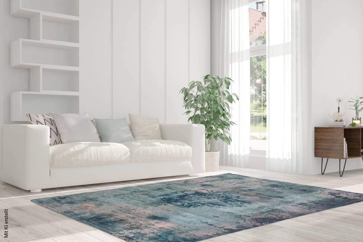360Living Teppich Vintage petrol B/L: ca. 160x230 cm