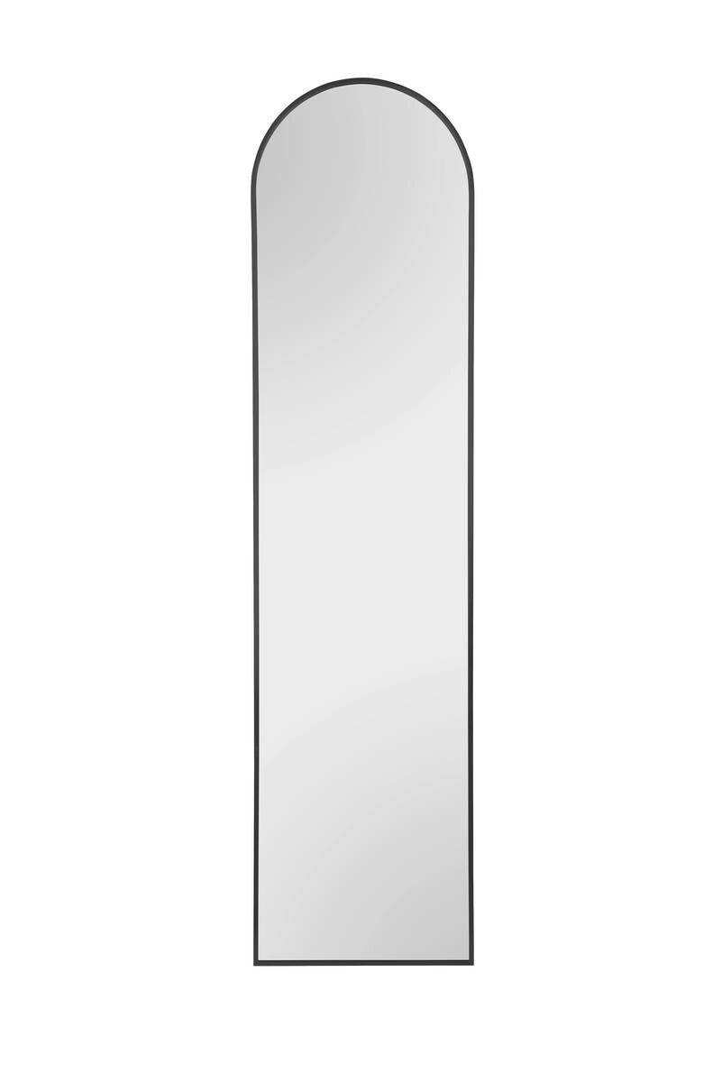Standspiegel Britt schwarz Metall B/H/T: ca. 40x160x3 cm
