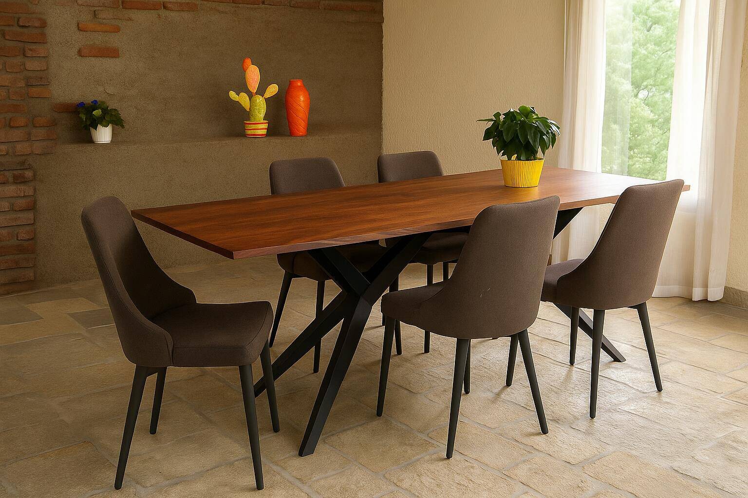 Esstisch Genua mud B/H/T: ca. 180x90x76 cm