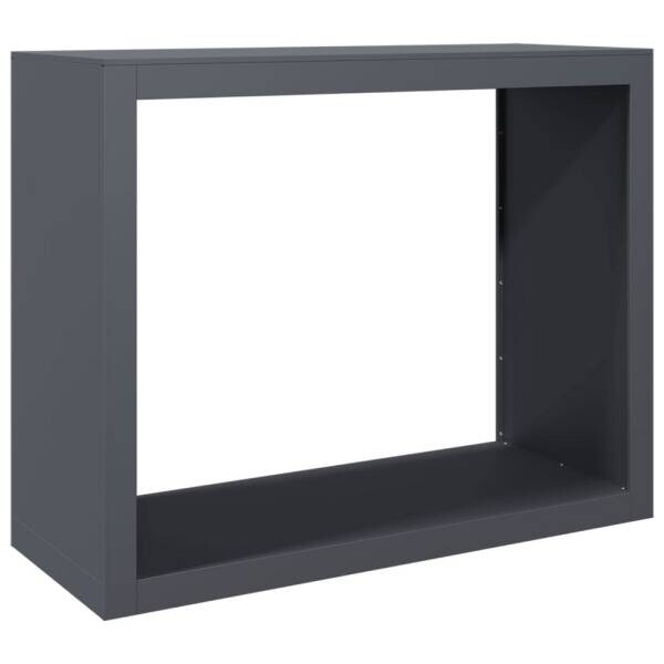 vidaXL Brennholzregal anthrazit B/H/L: ca. 40x80x100 cm