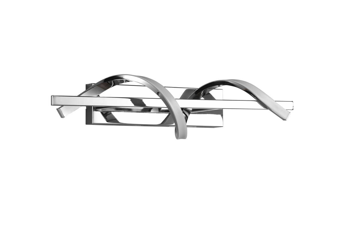 Reality LED-Wandleuchte R22201106 Isabel Chrom Metall B/H: ca. 46x12 cm 1 Brennstellen