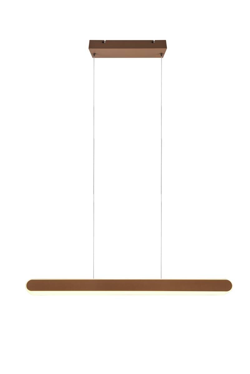 Reality LED-Pendelleuchte kaffee Metall