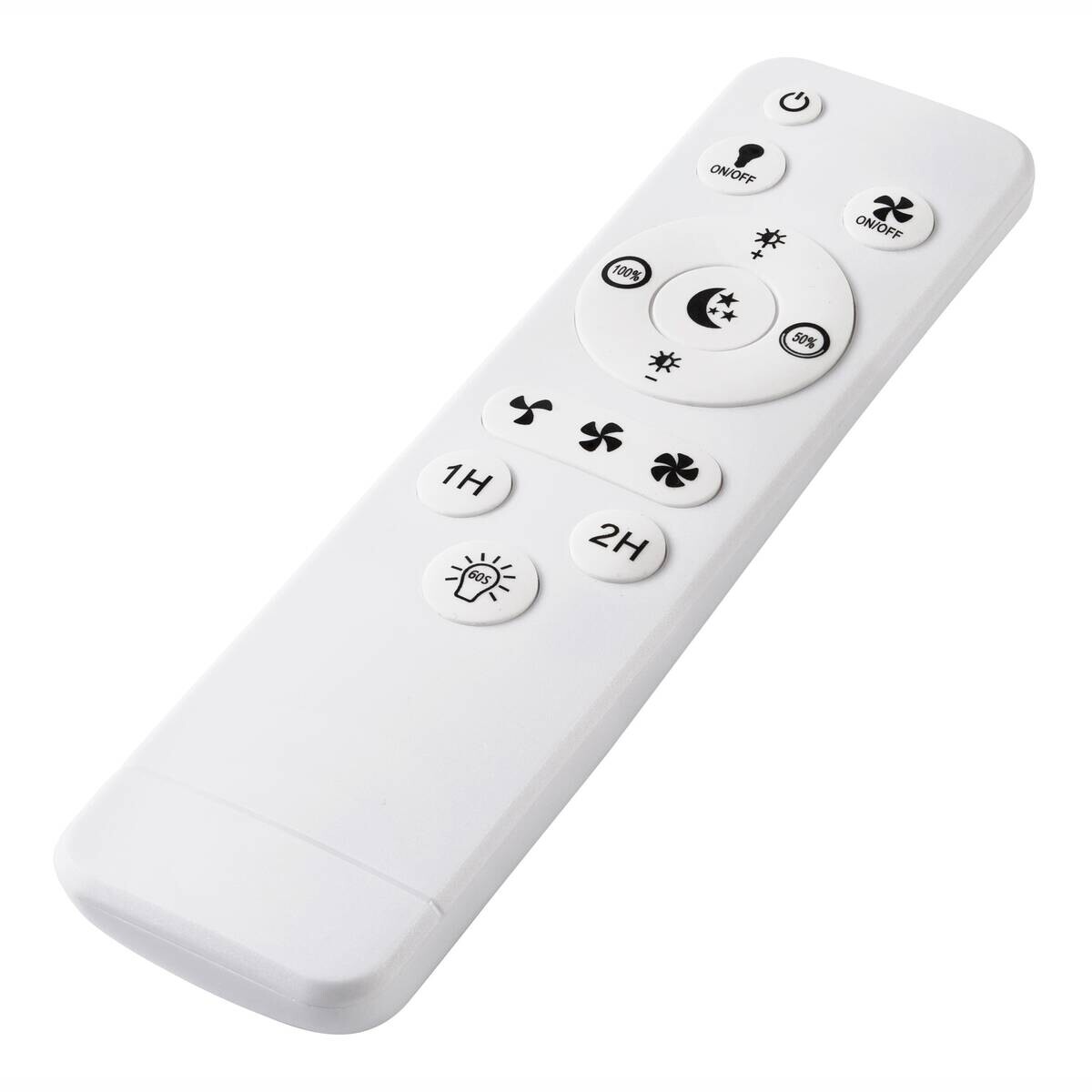 Lamkur LED-Deckenventilator Falco weiß H/L: ca. 17x50 cm 4 Brennstellen