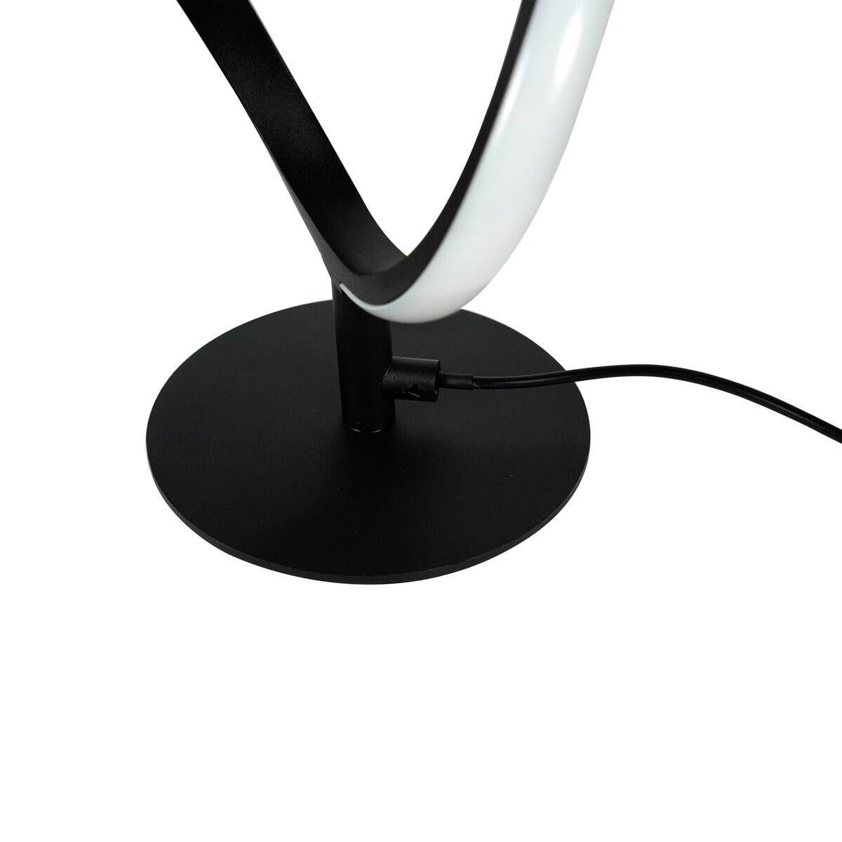 POCOline LED-Tischleuchte Edoardo schwarz Metall H/D: ca. 35x15 cm
