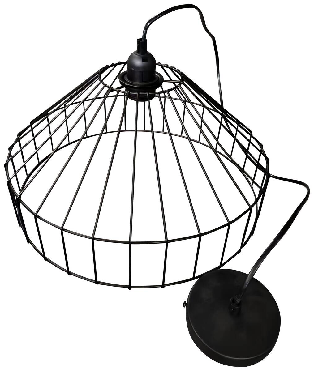 POCOline Pendelleuchte Ivette schwarz Metall H/D: ca. 75x38 cm E27 1 Brennstellen